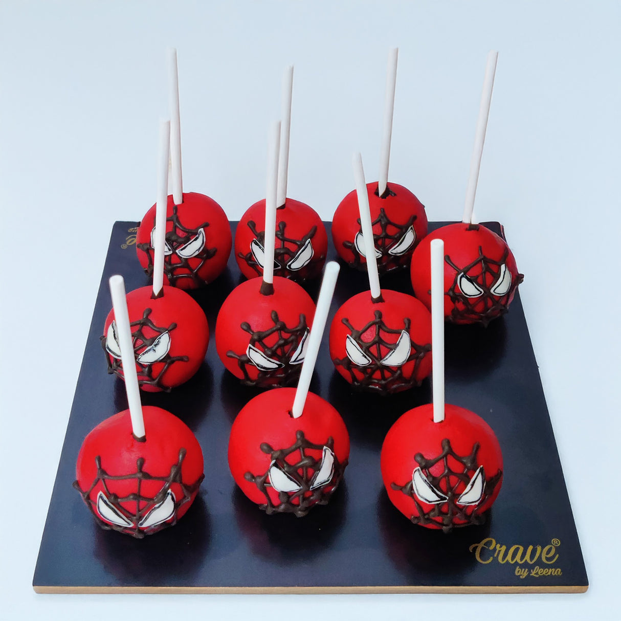 Spiderman Cakepops - Crave by Leena