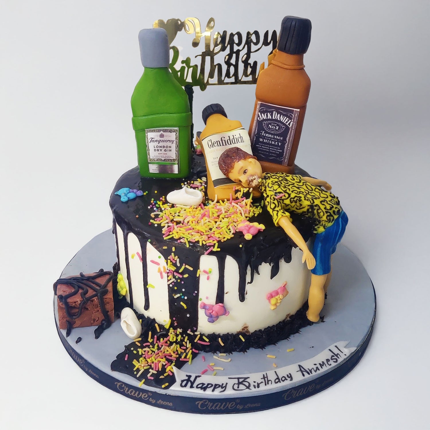 The Drunk Guy Cake - Crave by Leena