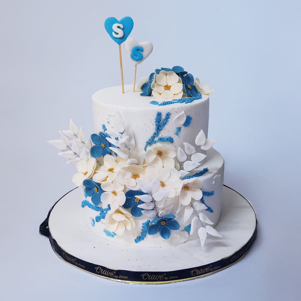 The Floral Wedding Garden Cake - Crave by Leena