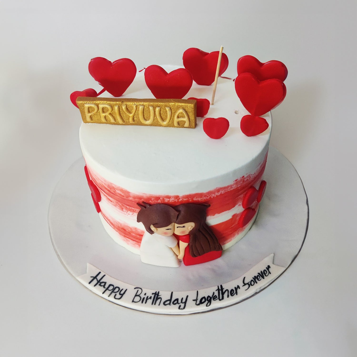 The Romantic Couple Cake - Crave by Leena