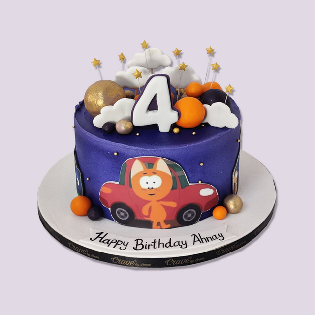 Toony Travels Cake - Crave by Leena