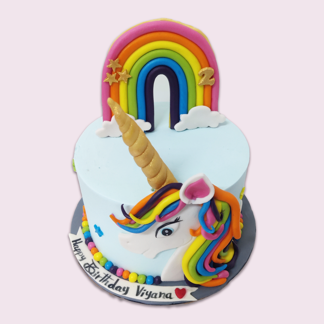 Unicorns Rainbow and Stars - Crave by Leena