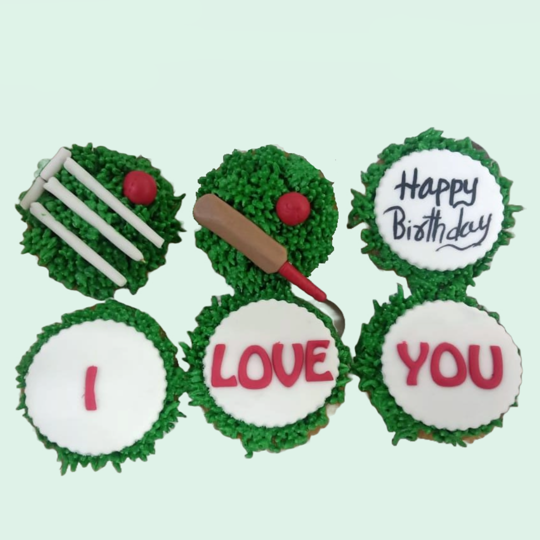 Cricket Fever Cupcake - Crave by Leena