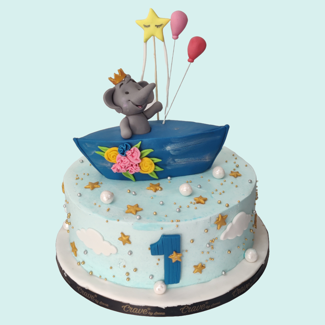 2KG CT Row your boat with elephant - Crave by Leena