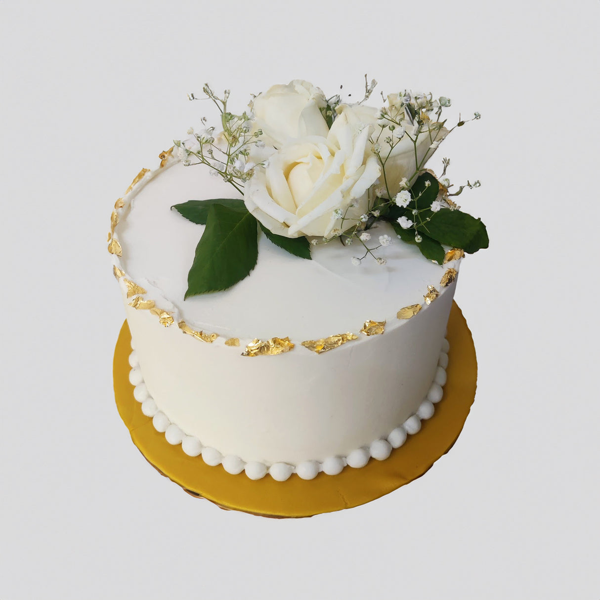 White Elegance Cake - Crave by Leena