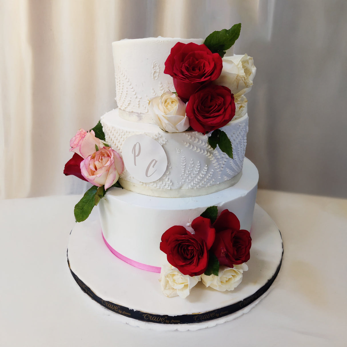 White & Red Floral Desire - Crave by Leena