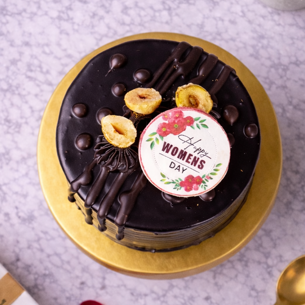 women's day Chocolate Hazelnut Fudge Bento (200g) - Crave by Leena