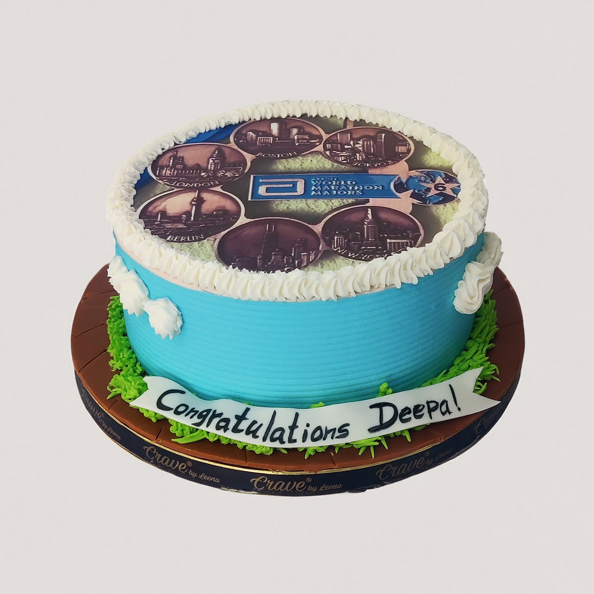 World Marathon Majors Celebration Cake - Crave by Leena