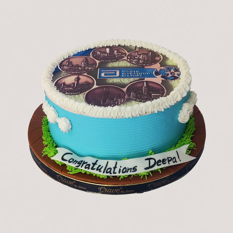 World Marathon Majors Celebration Cake - Crave by Leena