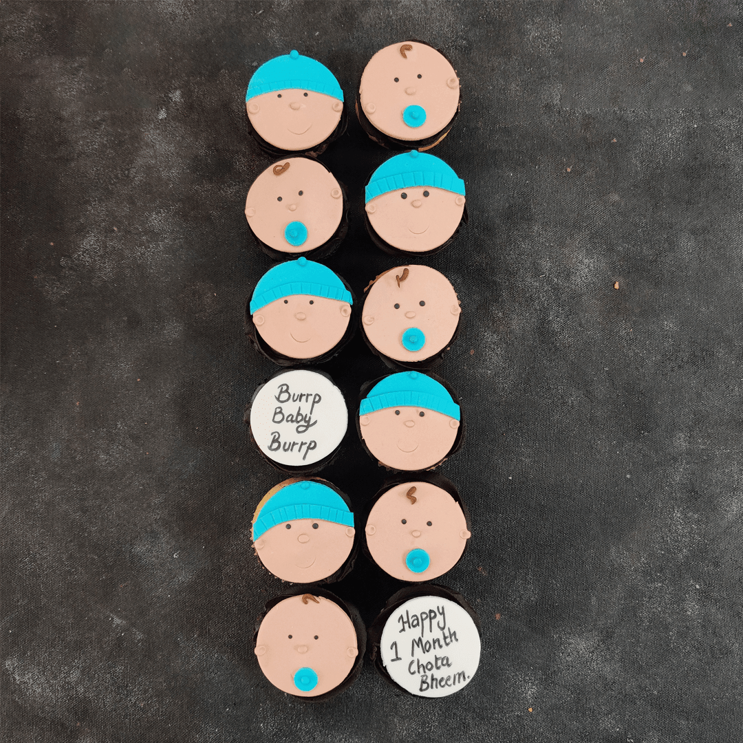 Baby Boy Cupcakes - Crave by Leena