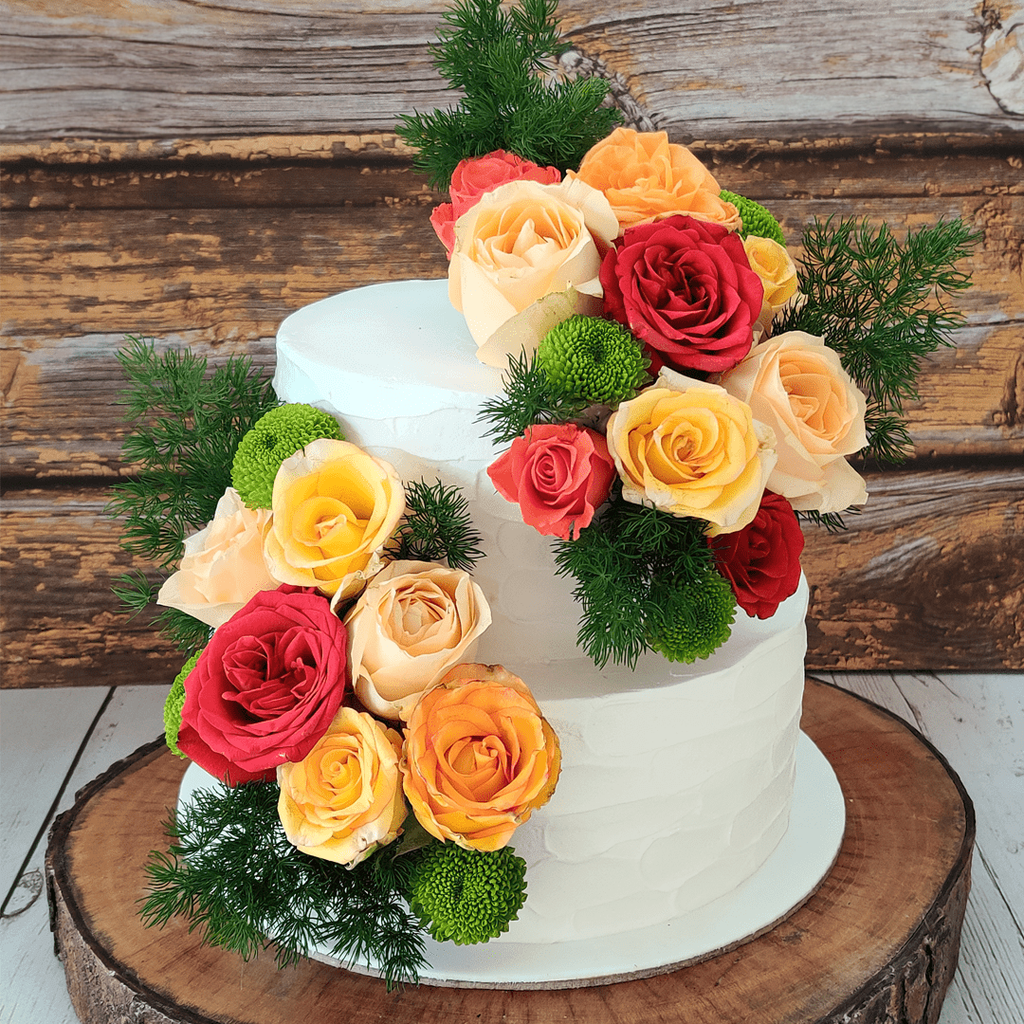 Fall Wedding Cake - Crave by Leena