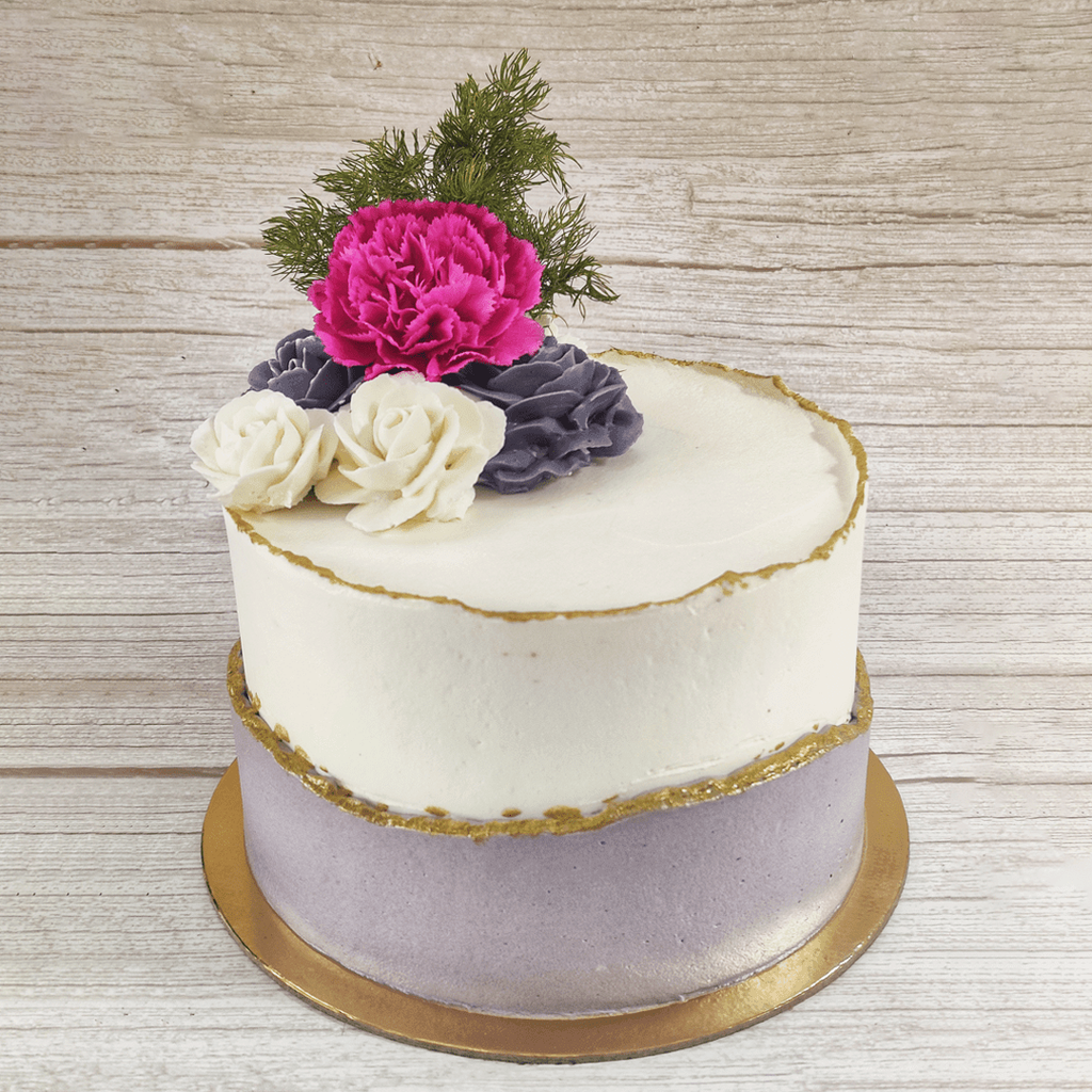 Floral Faultline Cake - Crave by Leena