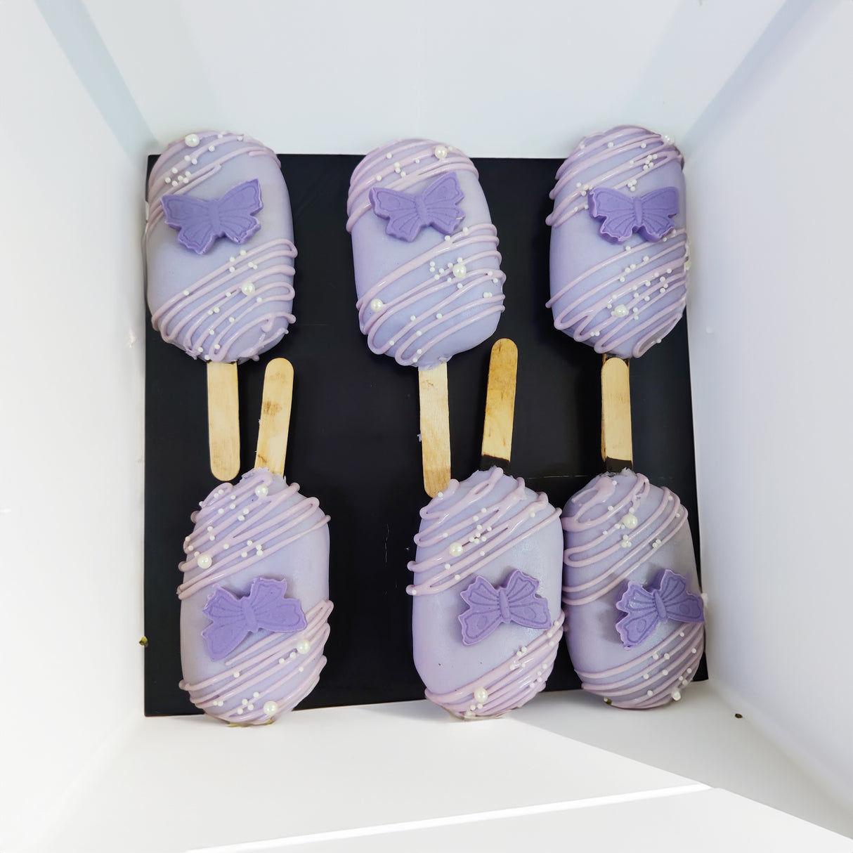 Lavender Butterfly Cakesicle - Crave by Leena