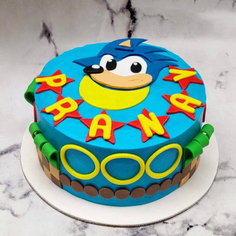 Sonic the Hedgehog Cake - Crave by Leena