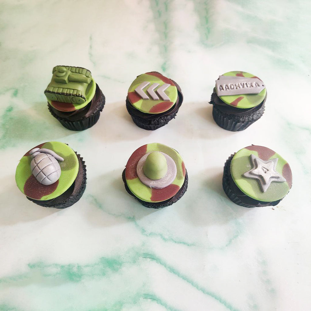 The Army Cupcakes - Crave by Leena