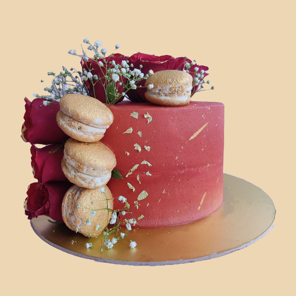 The Macarons Drip Cake - Crave by Leena