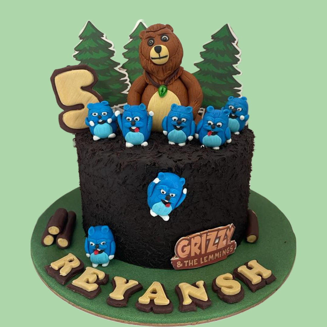 Grizzy on cake - Crave by Leena