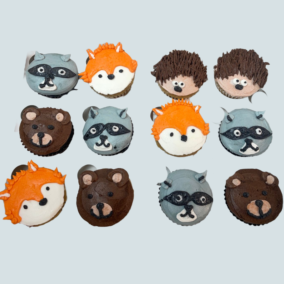 Bushy Bushy Cupcakes(Box of 12 ) - Crave by Leena