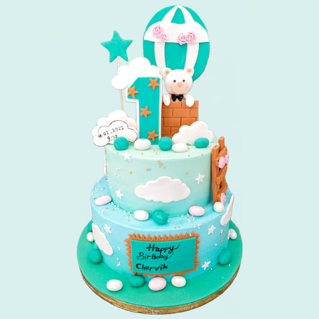 Bear on the Hot air Balloon - Crave by Leena