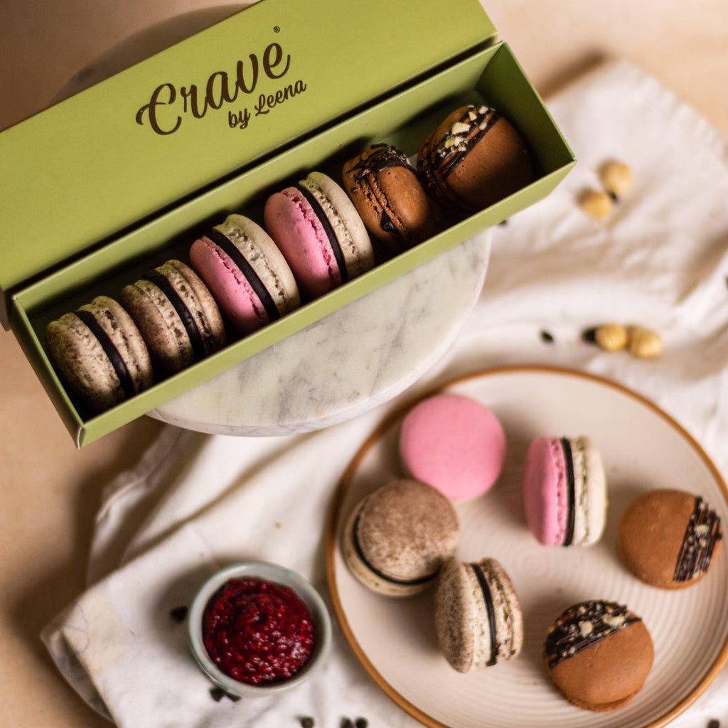 Assorted Macarons (Box of 6) - Crave by Leena
