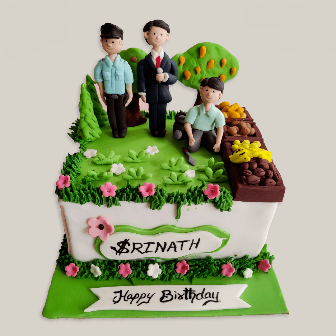 2kg CT Cake ( Farmer, Airforce & Motivational speaker) - Crave by Leena