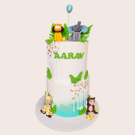 White Animal Cake - Crave