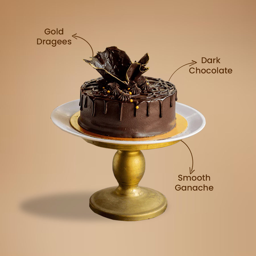 Refined Sugar & Gluten Free Chocolate Truffle Cake - Crave by Leena