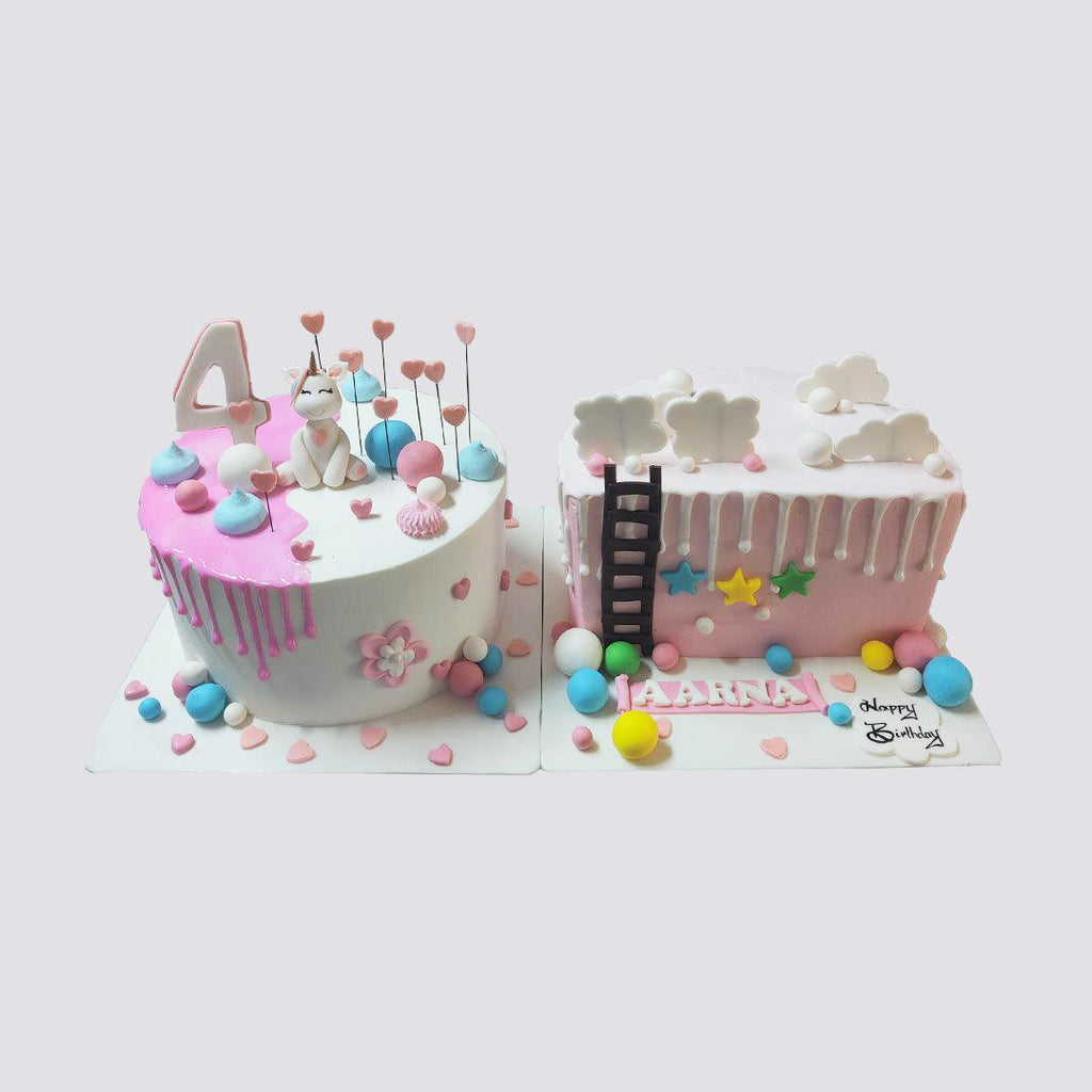 2 in One love Drip Cake - Crave by Leena