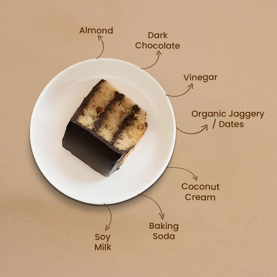 Refined Sugar-Free & Gluten-Free Almond Joy Cake - Crave by Leena