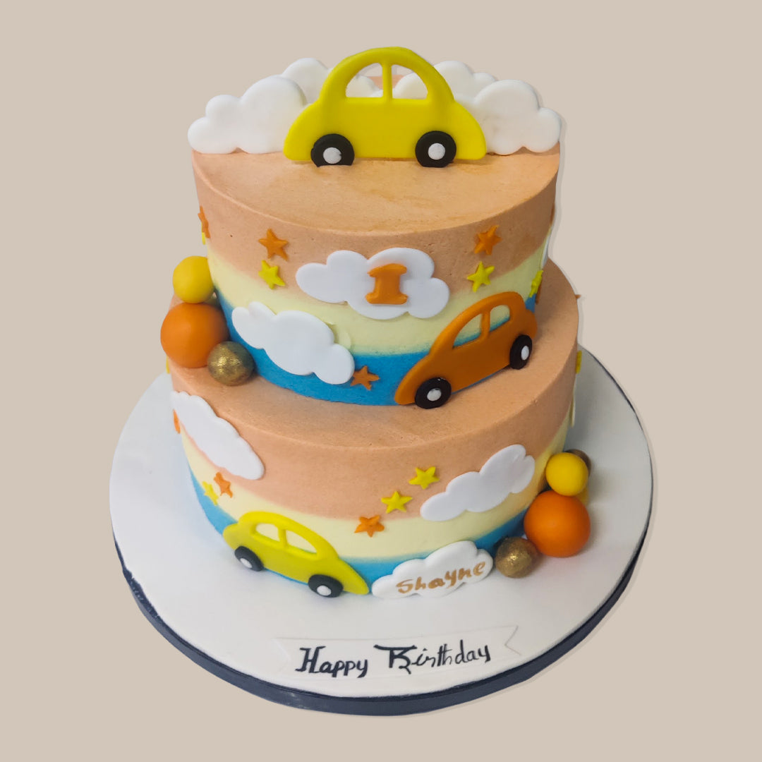 Car Theme Cake