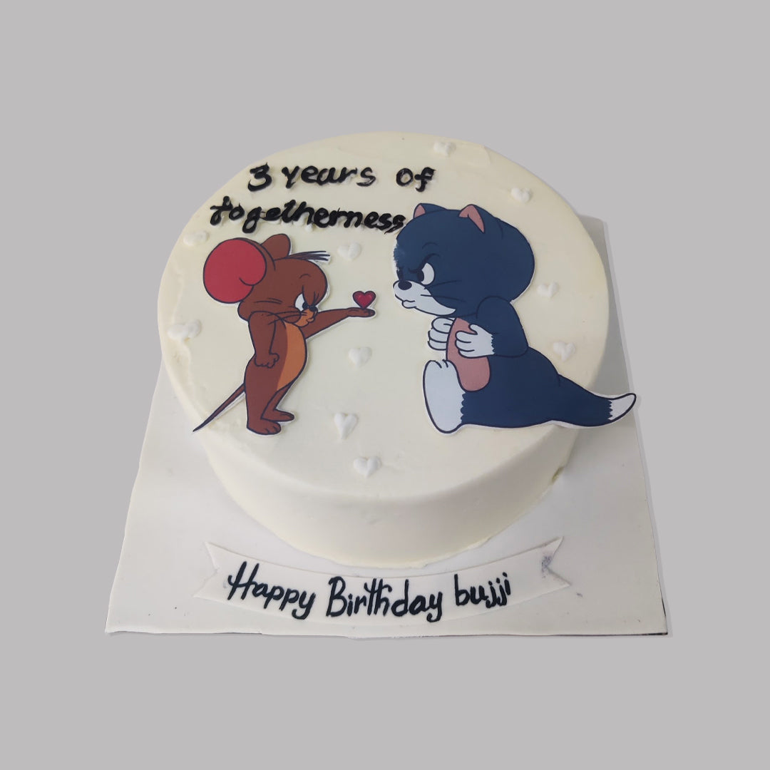 Hearts Theme Cake