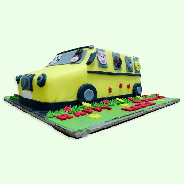 yellow Animal Bus - Crave by Leena