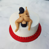 Romantic Couple-Themed 69 Cake
