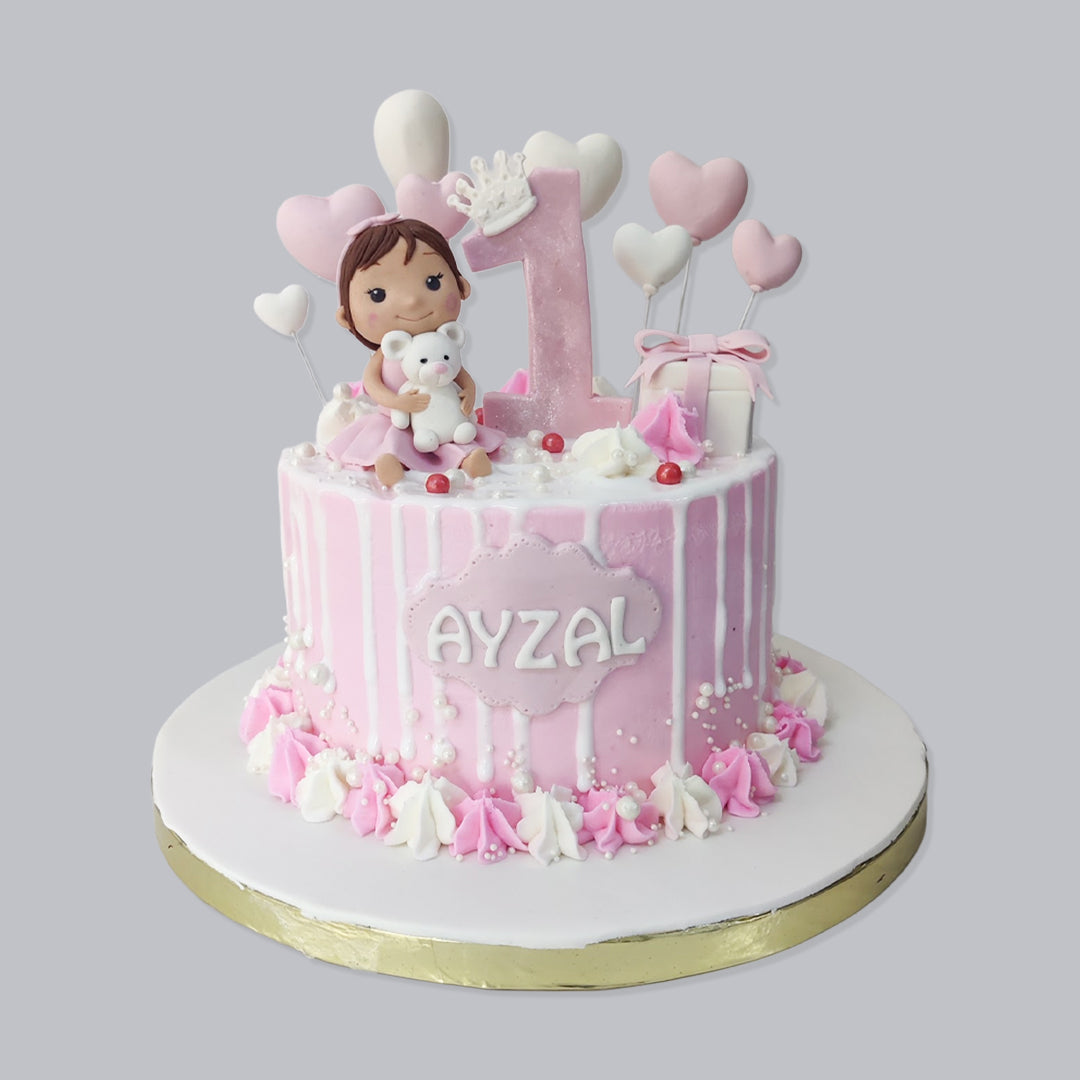 Adorable Girl Party Cake