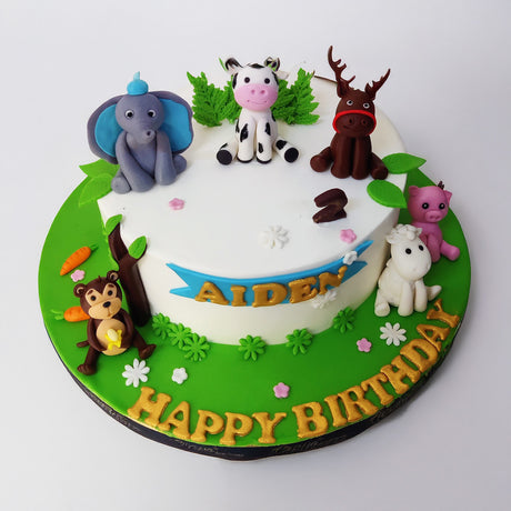 Animal Fun cake - Crave by Leena