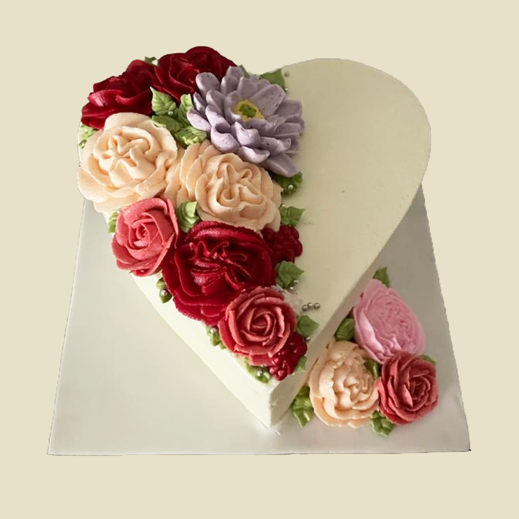 Anniversary Heart Cake - Crave by Leena