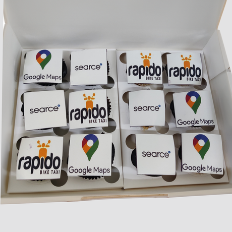Corporate Logos Cupcakes - Crave by Leena