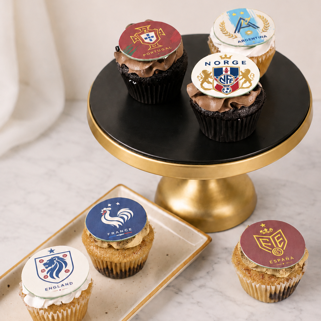 Assorted Cupcakes FIFA Edition (box of 6)