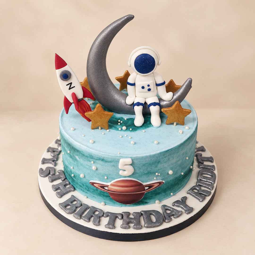Astronaut on Moon Cake