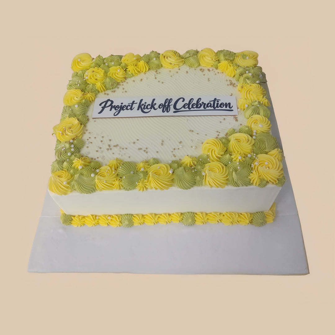 Rosettes & Kisses Cake