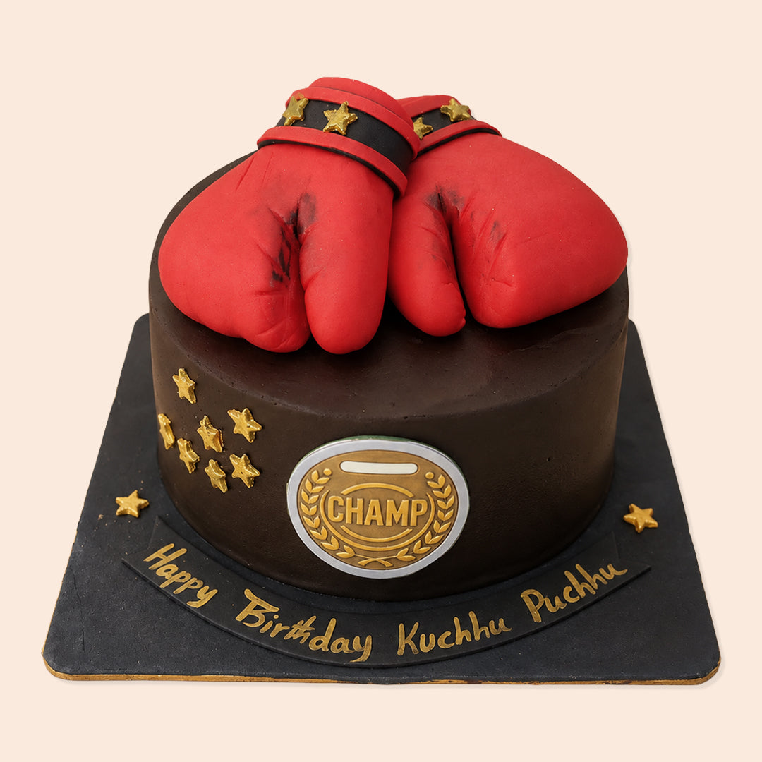 Boxing Champ Cake