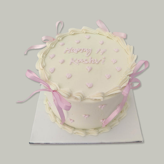 Buttercream Covered Beauty Cake - Crave by Leena