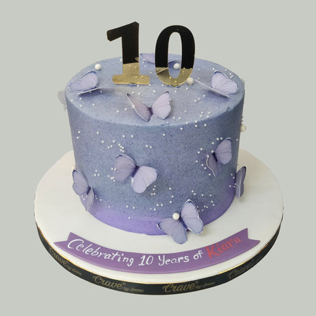 Butterfly Theme Cake - Crave by Leena