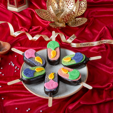 Diwali Cakesicles (box of 6) - Crave by Leena