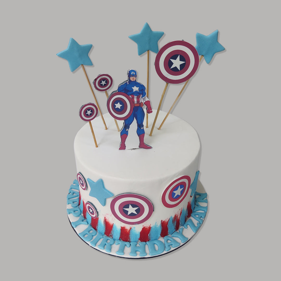 Captain America Cake