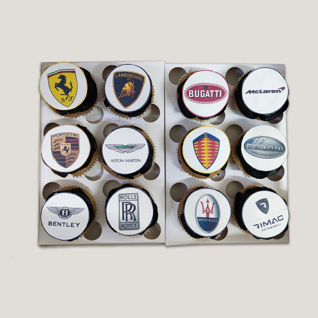Cars and Football Cupcakes