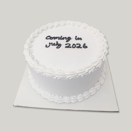 Classic Gender Reveal Buttercream Cake - Crave by Leena