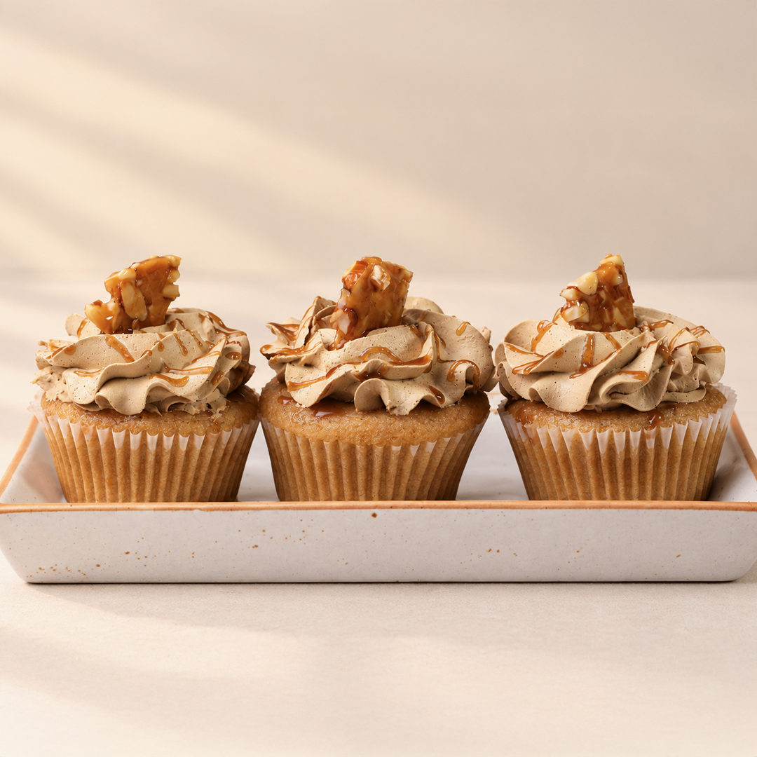 Coffee Butterscotch Cupcakes — Gluten-Free
