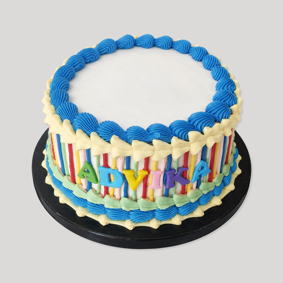 Colourful Bash Theme Cake
