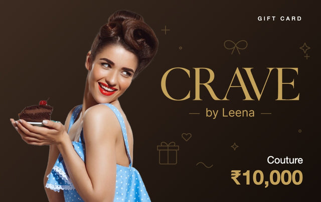 Couture Gift Card 8% Discount - Crave by Leena